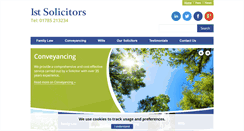 Desktop Screenshot of 1st-solicitors.co.uk